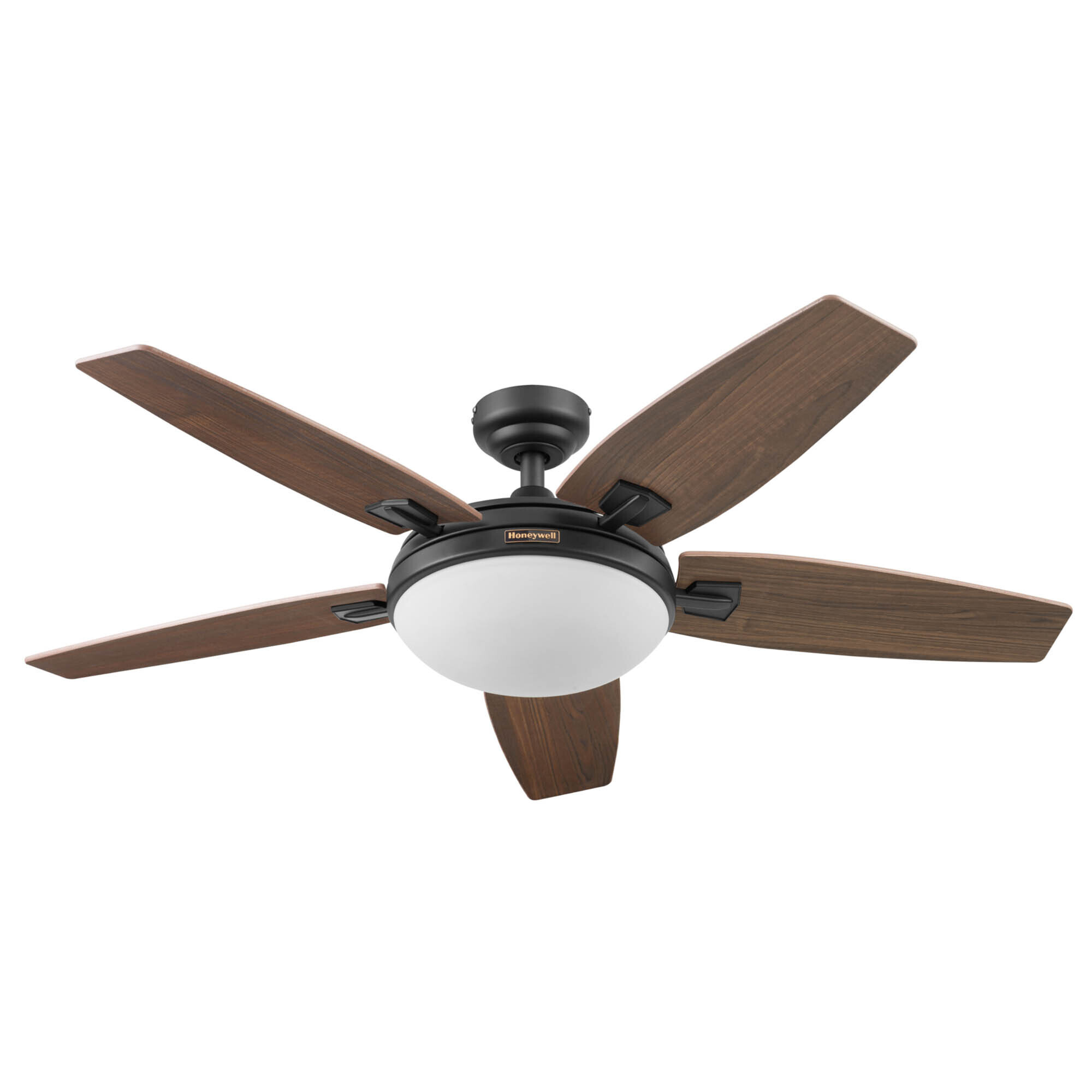 Honeywell, 48in. Honeywell Carmel Ceiling Fan Control Bronze, Fan Diameter 48 in, Fan Blade Span 40-49 Air Delivery 4177 cfm, Model# 50197